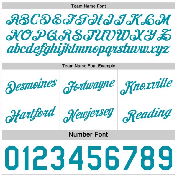 Custom Reversible Teal White Double Side Star Sublimation Basketball Suit Jersey