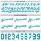Custom Reversible Teal White Double Side Star Sublimation Basketball Suit Jersey