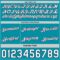 Custom Reversible Teal White-Navy Double Side Star Sublimation Basketball Suit Jersey