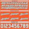 Custom Reversible Teal White-Orange Double Side Star Sublimation Basketball Suit Jersey