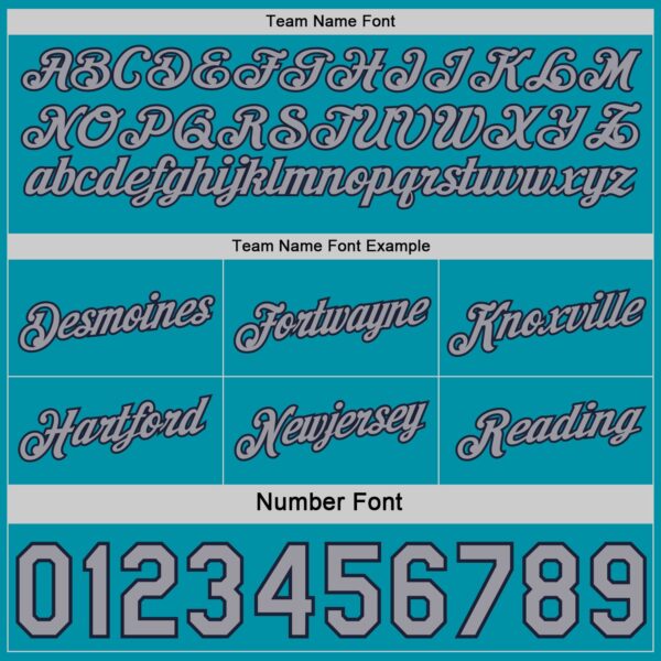 Custom Reversible Teal Gray-Navy Double Side Star Sublimation Basketball Suit Jersey