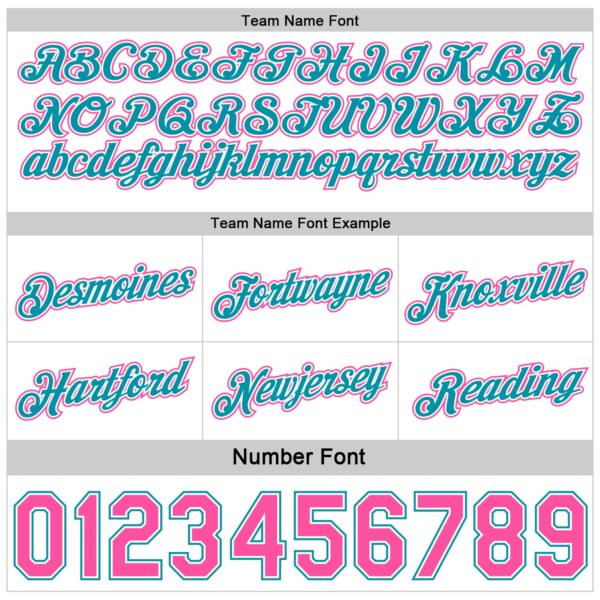 Custom Reversible Teal White-Pink Double Side Star Sublimation Basketball Suit Jersey