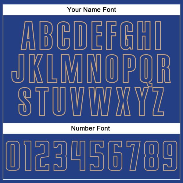 Custom Royal Royal-Old Gold Authentic Throwback Basketball Jersey