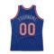 Custom Royal Gray-Red Authentic Throwback Basketball Jersey