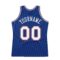 Custom Royal White-Orange Authentic Throwback Basketball Jersey
