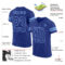 Royal0203-1 Custom Royal Royal-Light Blue Mesh Authentic Football Jersey