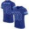 Royal0203 Custom Royal Royal-Light Blue Mesh Authentic Football Jersey