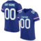 Royal0205 Custom Royal White-Purple Mesh Authentic Football Jersey