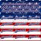 Custom Royal Royal-Red 3D Pattern Design American Flag Authentic Basketball Jersey