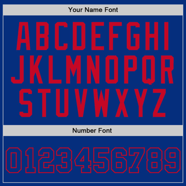 Custom Royal Royal-Red Authentic Throwback Basketball Jersey