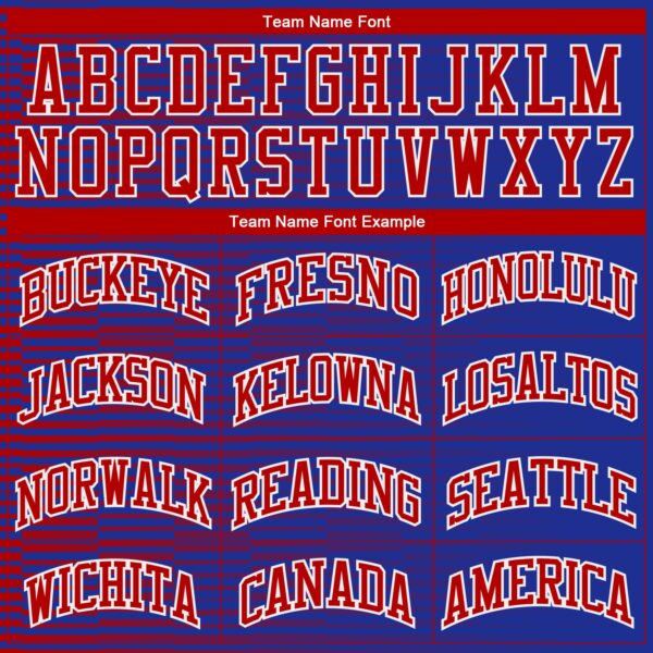 Custom Royal Red-White Round Neck Sublimation Basketball Suit Jersey