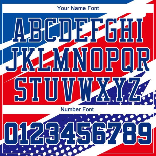 Custom Royal Royal-Red Round Neck Sublimation Basketball Suit Jersey