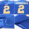 Royal0402-4 Custom Royal Gold-White Mesh Authentic Football Jersey