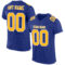 Royal0402 Custom Royal Gold-White Mesh Authentic Football Jersey