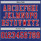 Royal0403-3 Custom Royal Red-White Mesh Authentic Football Jersey