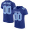 Royal0405 Custom Royal Light Blue-White Mesh Authentic Football Jersey