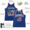 Custom Royal Vintage USA Flag-Cream Authentic Throwback Basketball Jersey