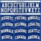 Custom Royal White Pinstripe White Gray-Black Authentic Basketball Jersey