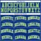 Custom Royal White Pinstripe Neon Green-White Authentic Basketball Jersey