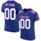 Royal0553 Custom Royal White-Purple Mesh Authentic Football Jersey