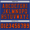Custom Royal Orange-Black Mesh Authentic Football Jersey