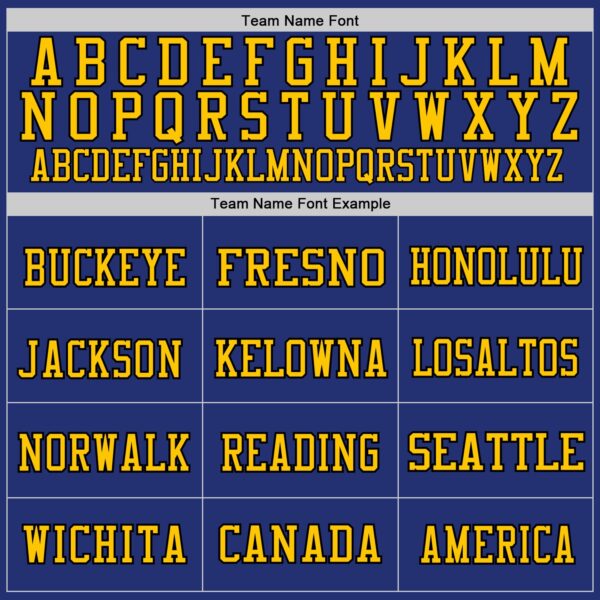 Custom Royal Yellow-Black Mesh Authentic Football Jersey