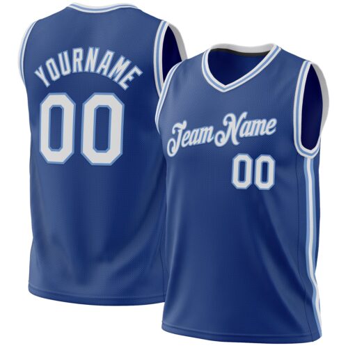 Royal0652 Custom Royal White-Light Blue Authentic Throwback Basketball Jersey