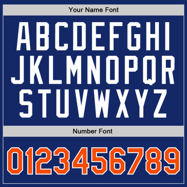 Custom Royal Orange-White Authentic Throwback Basketball Jersey