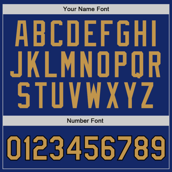 Custom Royal Old Gold-Black Authentic Throwback Basketball Jersey