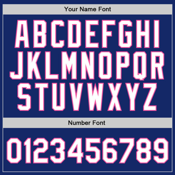 Custom Royal White-Pink Authentic Throwback Basketball Jersey