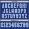 Royal0733-3 Custom Royal Light Blue-White Mesh Authentic Throwback Football Jersey