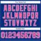 Royal0737-4 Custom Royal Pink-White Authentic Football Jersey