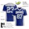 Custom Royal Gray-White Authentic Football Jersey