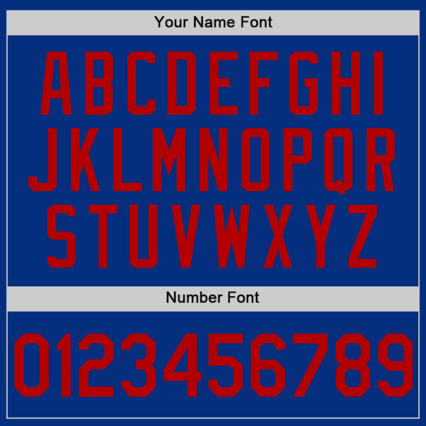 Custom Royal Red Authentic Throwback Basketball Jersey