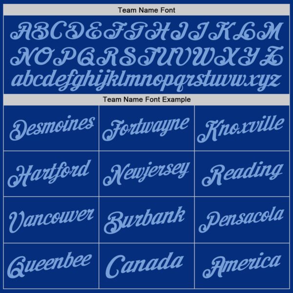 Custom Royal Light Blue Authentic Throwback Basketball Jersey