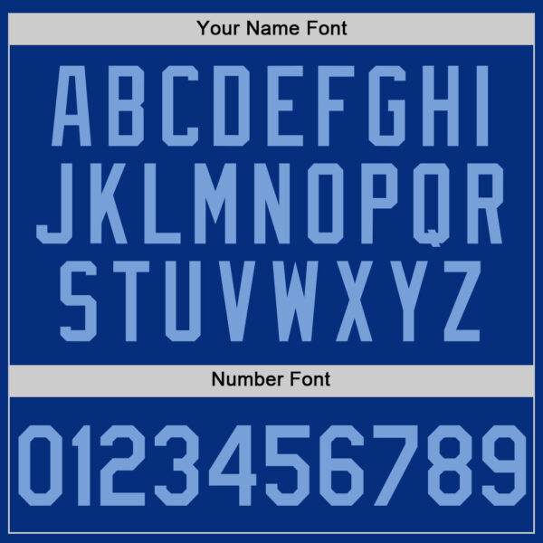 Custom Royal Light Blue Authentic Throwback Basketball Jersey