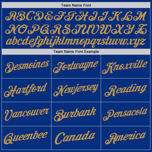 Custom Royal Old Gold Authentic Throwback Basketball Jersey