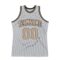 Custom Gray Old Gold-Black Authentic Throwback Basketball Jersey