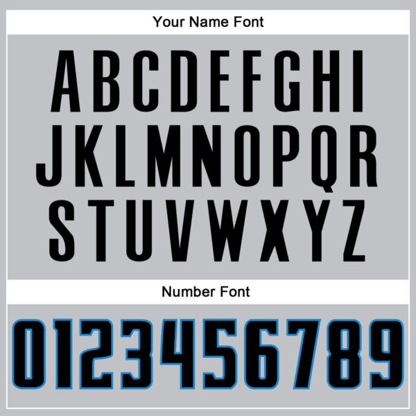 Custom Gray Black Pinstripe Black-Blue Authentic Basketball Jersey