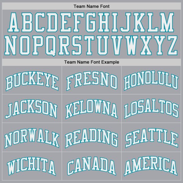 Custom Gray White-Teal Authentic Throwback Basketball Jersey
