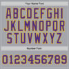 Custom Gray Purple-Gold Authentic Throwback Basketball Jersey