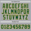 Custom Gray Green-Gold Authentic Throwback Basketball Jersey