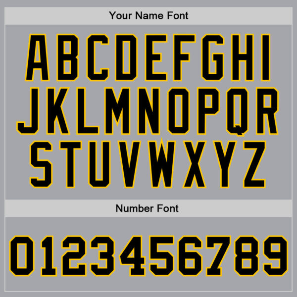 Custom Gray Black-Gold Authentic Throwback Basketball Jersey