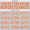 Custom Gray Orange-White Authentic Throwback Basketball Jersey