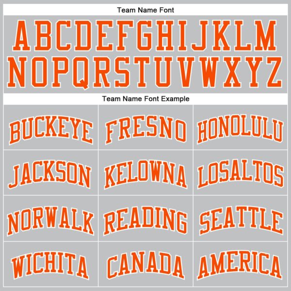 Custom Gray Orange-White Authentic Throwback Basketball Jersey