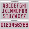Custom Gray Maroon-White Authentic Throwback Basketball Jersey