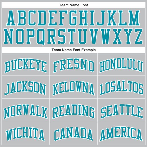 Custom Gray Teal-White Authentic Throwback Basketball Jersey