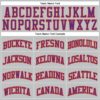 Custom Gray Purple-Orange Authentic Throwback Basketball Jersey