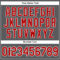 Custom Steel Gray Red-White Authentic Baseball Jersey