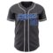 Custom Steel Gray Royal-Gray Authentic Baseball Jersey